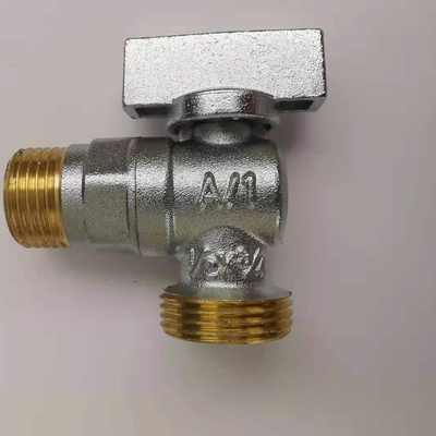 Tembaga Kupu-kupu Handle Gas Double Fork Ball Valve Klep Tipe