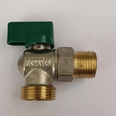 Tembaga Kupu-kupu Handle Gas Double Fork Ball Valve Klep Tipe