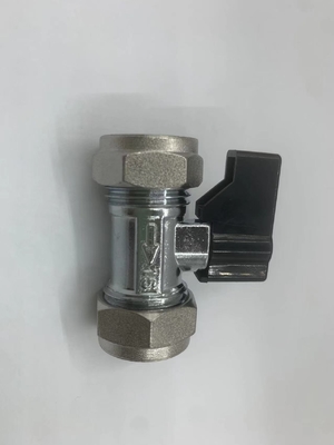 Tekanan tinggi NPT katup Kuningan minyak gas 1/2 inci Wanita Threaded Forged Kuningan Gas Ball Valve