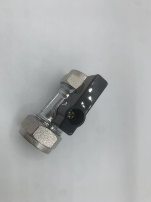 Tekanan tinggi NPT katup Kuningan minyak gas 1/2 inci Wanita Threaded Forged Kuningan Gas Ball Valve