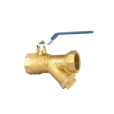 tiga arah Brass Ball Valve dengan Long Handle Female Thread
