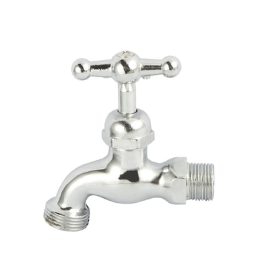 Cast Brass Stop Bibcock Taps katup dengan T-pengendali