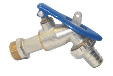 Mesin cuci bibcock dengan kunci air cepat nozzle 1/2 pendingin tunggal keran tembaga penuh