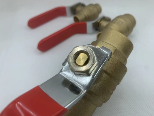 Tahan lama 1/2 Inch Full Way Brass Ball Valve 400wog Female Threaded
