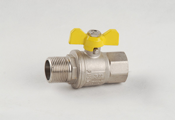 Kustomisasi OBM PVC Handle Brass Full Port Ball Valve Semua Ukuran Tersedia