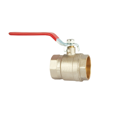 Threaded 2 Inch Zinc Copper Gas Brass Ball Valve Antirust Suhu Sedang