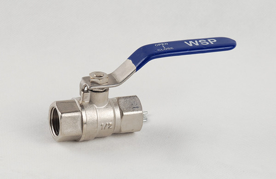 Gagang Besi 1 Inch Brass Ball Valve Threaded ASTM ANSI Standard