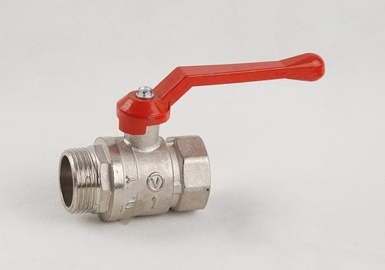 Saluran Air Komersial 2 Inch Brass Ball Valve Internal Threaded