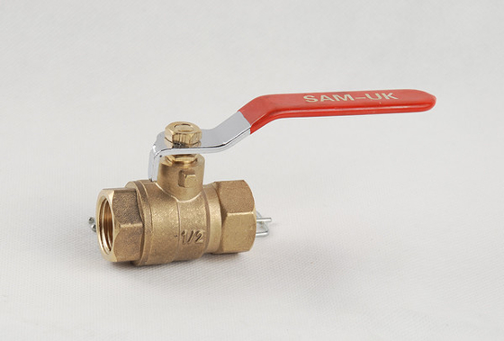 Saluran Air Komersial 2 Inch Brass Ball Valve Internal Threaded