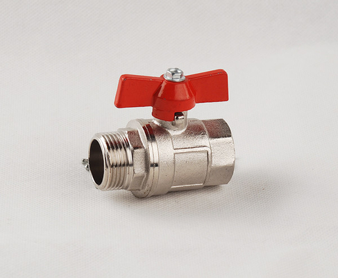 Saluran Air Komersial 2 Inch Brass Ball Valve Internal Threaded