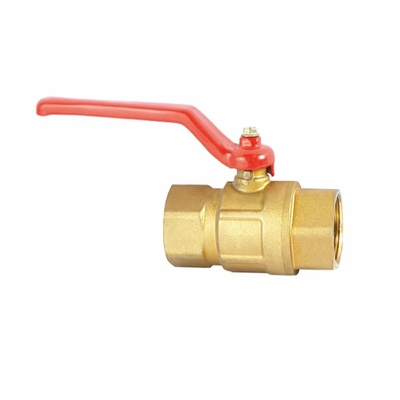 OEM ODM OBM 1/2 Inch - 4 Inch Brass Threaded Ball Valve Suhu Normal