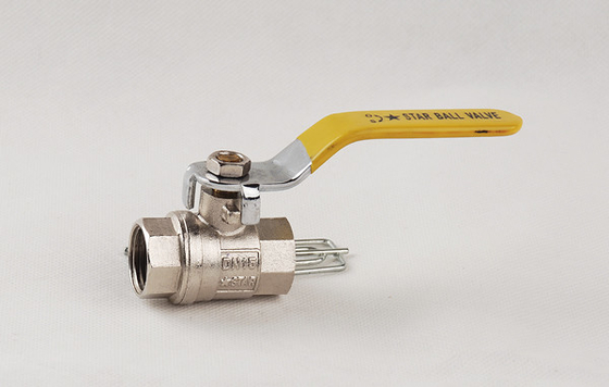 OEM ODM OBM 1/2 Inch - 4 Inch Brass Threaded Ball Valve Suhu Normal