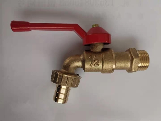 1/2 3/4 Inci Selang Taman Bib Selang Kuningan Faucet Gagang Plastik