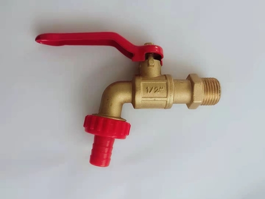1/2 3/4 Inci Selang Taman Bib Selang Kuningan Faucet Gagang Plastik