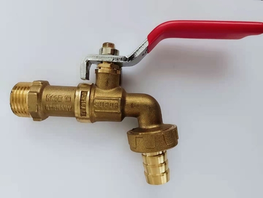 1/2 3/4 Inci Selang Taman Bib Selang Kuningan Faucet Gagang Plastik