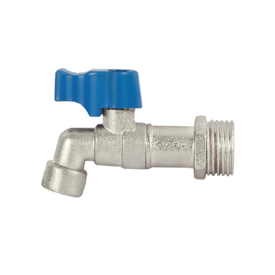 Blue Handle Brass Hose Bibcock Deck Mounted Ketahanan korosi yang tinggi