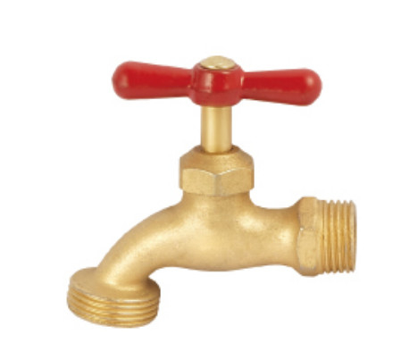 Kustomisasi Terkunci 1/2 inci Brass Bibcock Valve Leakage proof