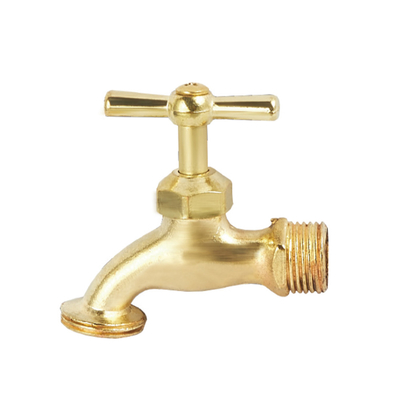 Kustomisasi Terkunci 1/2 inci Brass Bibcock Valve Leakage proof