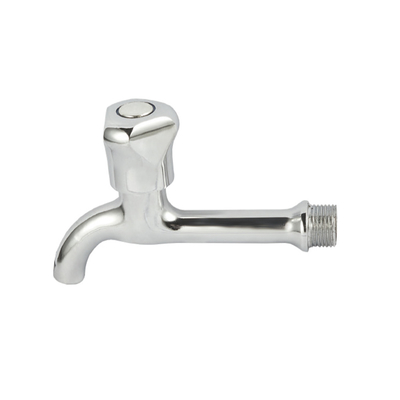 Keran Bibcock Bola Kuningan Suhu Normal OEM Dengan Faucet Nikel Plating