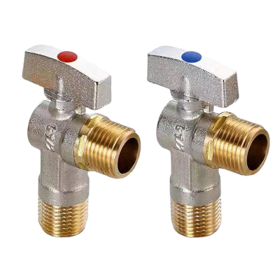 Safety DN20-NPT Plumbing Angle Valve Triangle Angle Valve 1/2 inci