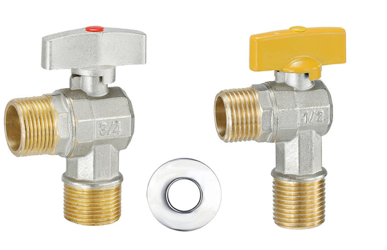 Safety DN20-NPT Plumbing Angle Valve Triangle Angle Valve 1/2 inci