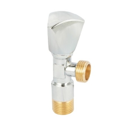 Antiwear 3/8 inci Brass Angle Valve Untuk Air Toilet Nozzle umur panjang