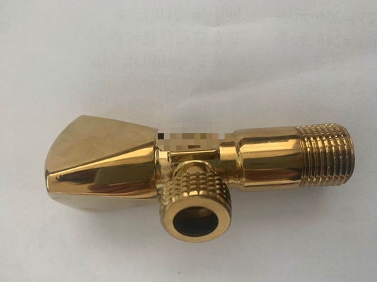 Antiwear 3/8 inci Brass Angle Valve Untuk Air Toilet Nozzle umur panjang