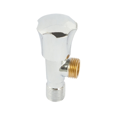 Antiwear 3/8 inci Brass Angle Valve Untuk Air Toilet Nozzle umur panjang