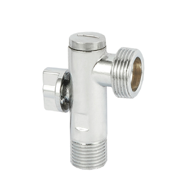 Suhu Sedang 1/2 Inch Angle Valve Brass Water Angle Valve tahan karat