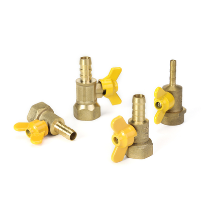Tuya Smart Brass Gas Valve T Handle Wifi Zigbee Water Gas Leak Valve Tahan Erosi
