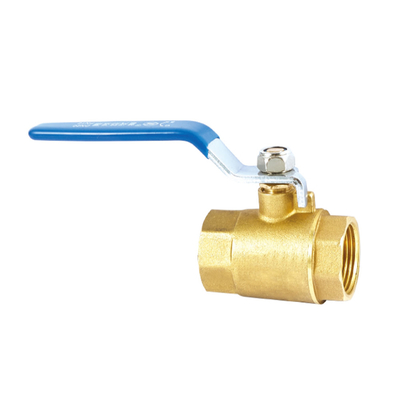 Pemasangan Nikel Berlapis 67mm Brass Gas Valve Api Berulir Dalam Keluarga