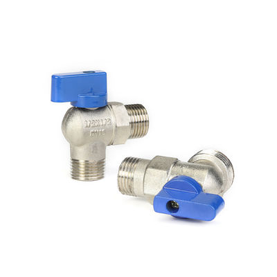 EN331 Standar 54mm Kuningan Katup Gas Berlapis Nikel Untuk Dapur Rumah