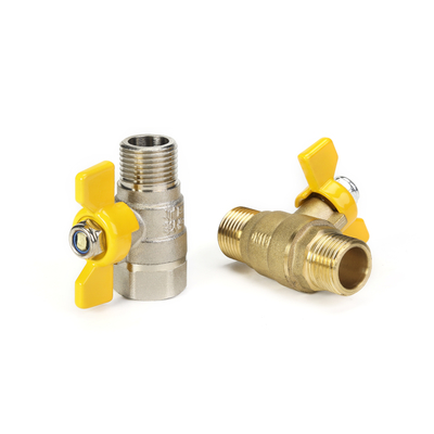Katup Bola Bernilai Gas Anti Bocor DN20-NPT Katup Gas Setengah Inci