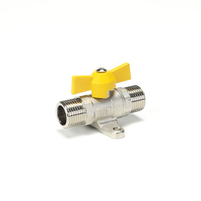 Manual 1/2inch Brass Gas Valve Fittings Untuk Suhu Normal