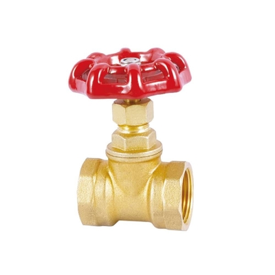 DN20-NPT Pipa berulir Brass Stop Valve ketahanan abrasi Disesuaikan