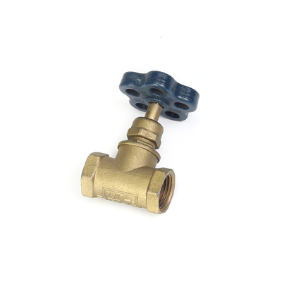 Cross Butt Welding Oblique DN20 Brass Stop Valve Abrasi Proof