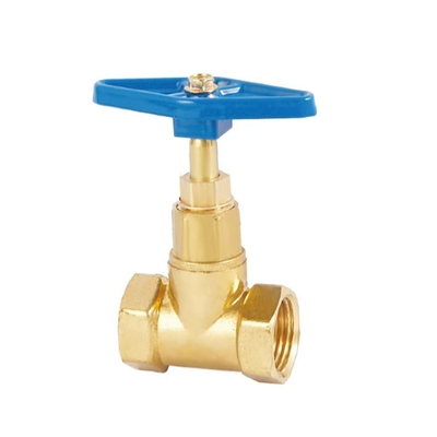 Cross Butt Welding Oblique DN20 Brass Stop Valve Abrasi Proof