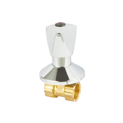 GOST DIN Standard Manual Brass Concealed Valve Katup Stop Kamar Mandi