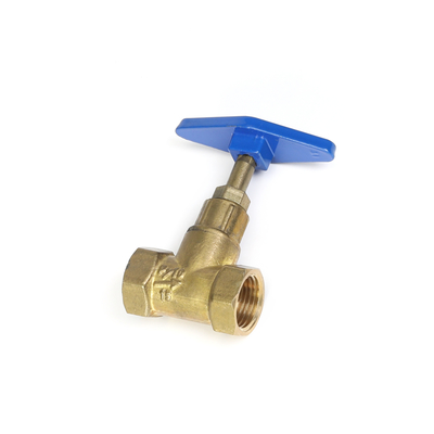 Polishing Plating 3/4&quot; Brass Stop Valve manual Untuk Sistem Plumbing