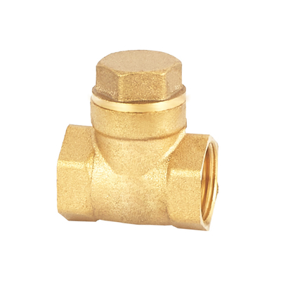 1/2 3/4 11/4 1 1/2 inci Kuningan Horizontal Swing Check Valve Tidak Berkarat
