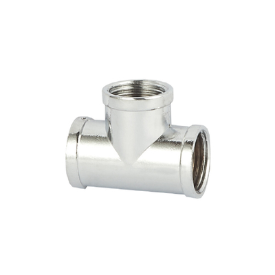 Tahan Karat 3/4 Inch Brass Pipe Fittings Brass Pipe Tee / Cross / Nipple Connector