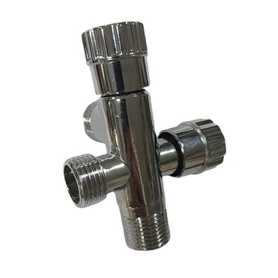 Hot Jual Perlengkapan Kamar Mandi Air Dingin 1/2 Inci Kuningan Angle Valve Berlapis Krom