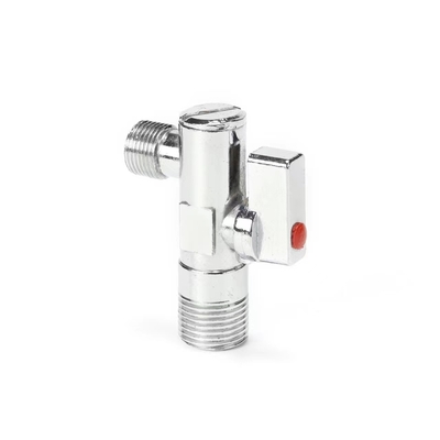 1/2&quot; Ukuran Lever Chrome Kuningan Sudut Katup Npt Inlet
