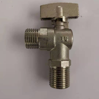 Bidirectional Npt Kuningan Angle Valve Wanita Threaded Connection