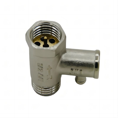 1/2 Kuningan Check Valve Nikel Lapisan Pemanas Air Keamanan