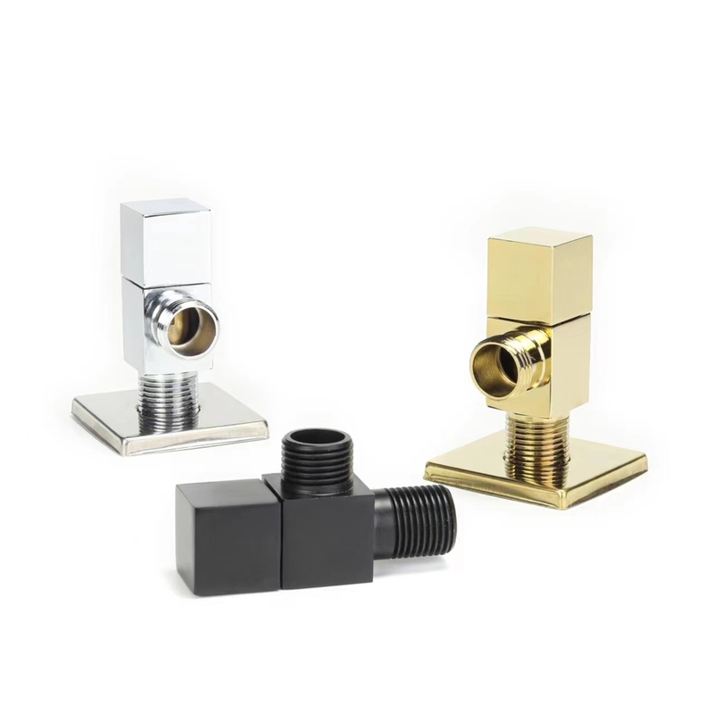 Zinc Handle Npt Brass Corner Valve 200 Psi Untuk Aplikasi Industri